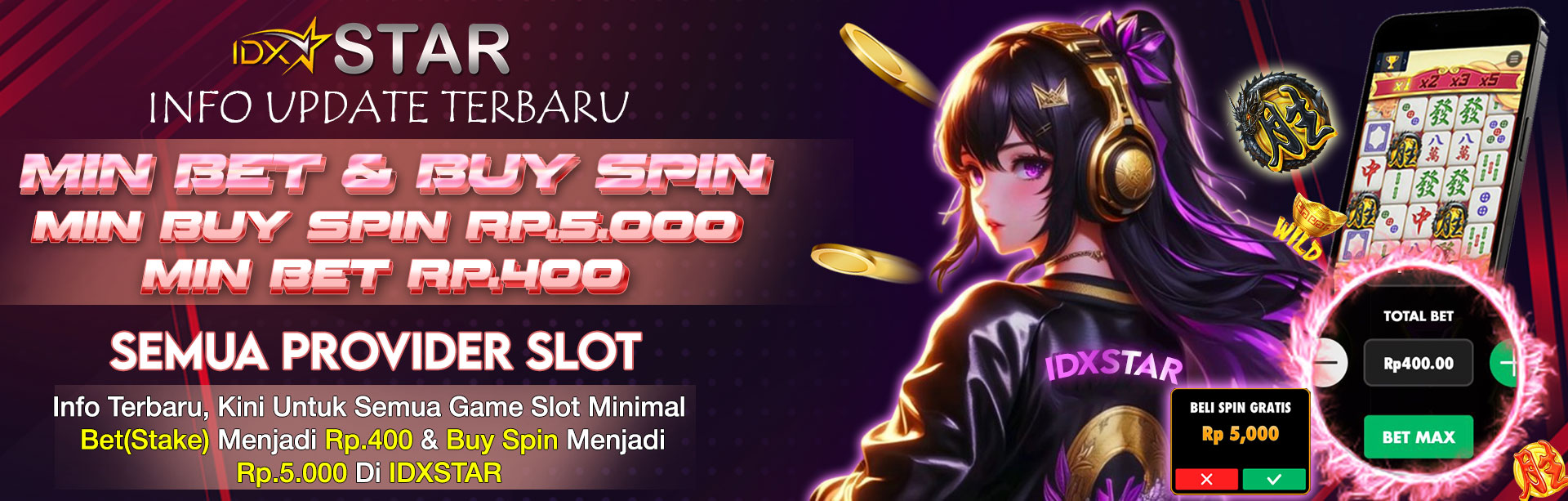 IDXSTAR - Situs Slot Gacor Bet 400 Buy Spin 5000 Gampang Menang Hari Ini